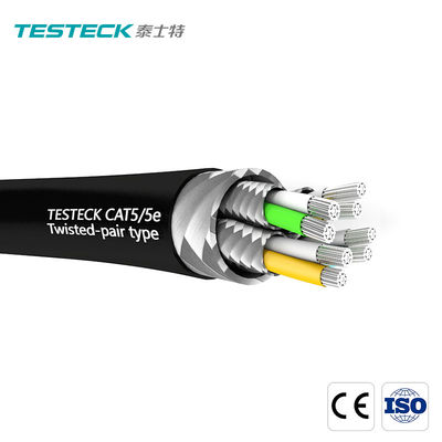 300V CAT5 동력화차 케이블 100Ohm 대칭적 2 가닥의 꼬임 선